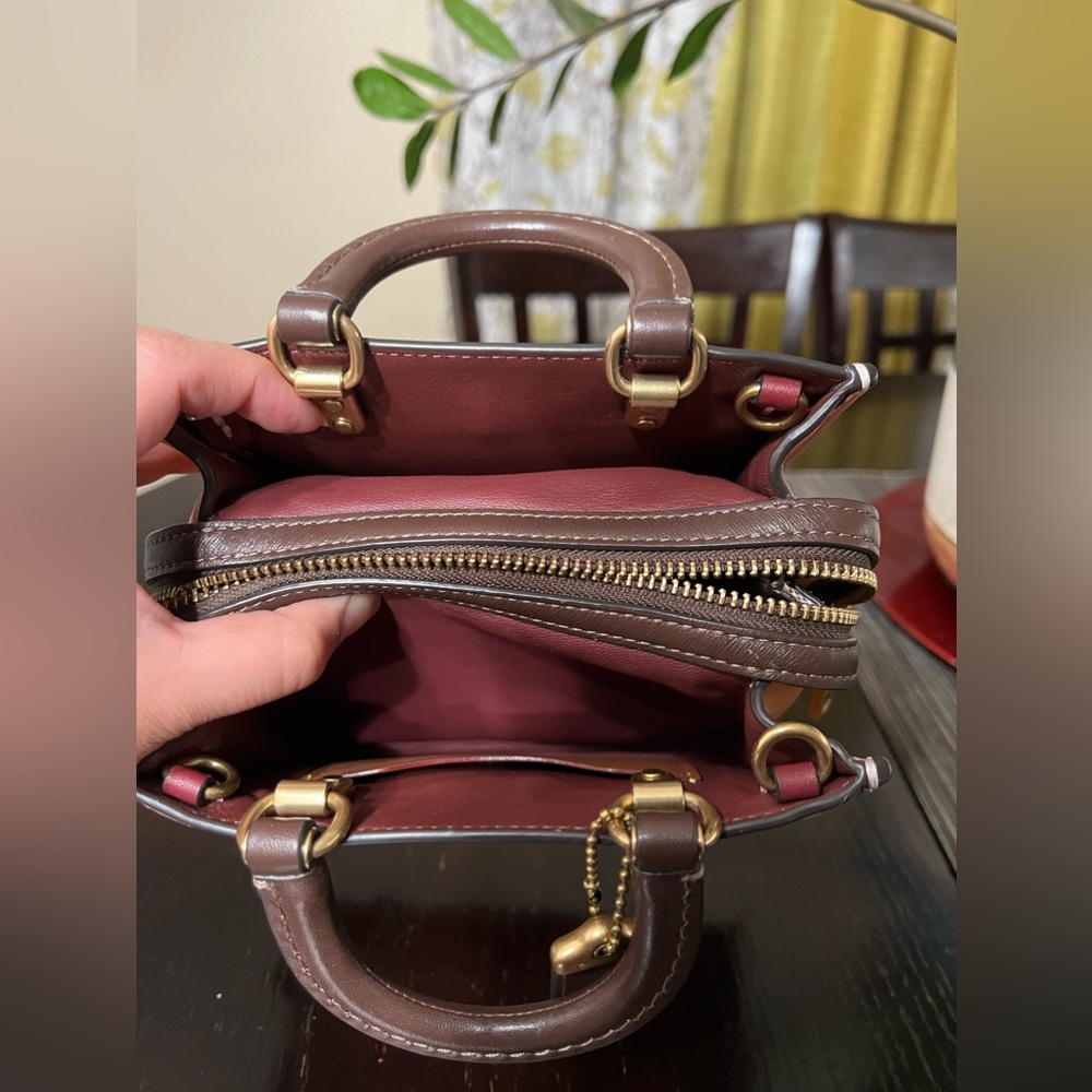 Coach Rogue 17 in Colorblock Handbag Crossbody Bag - Picture 8 of 14
